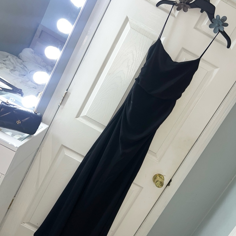 Zara Draped open back dress